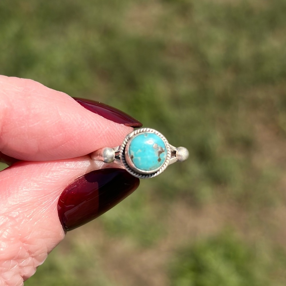 925 Sterling Silver Santa Maria Turquoise Ring